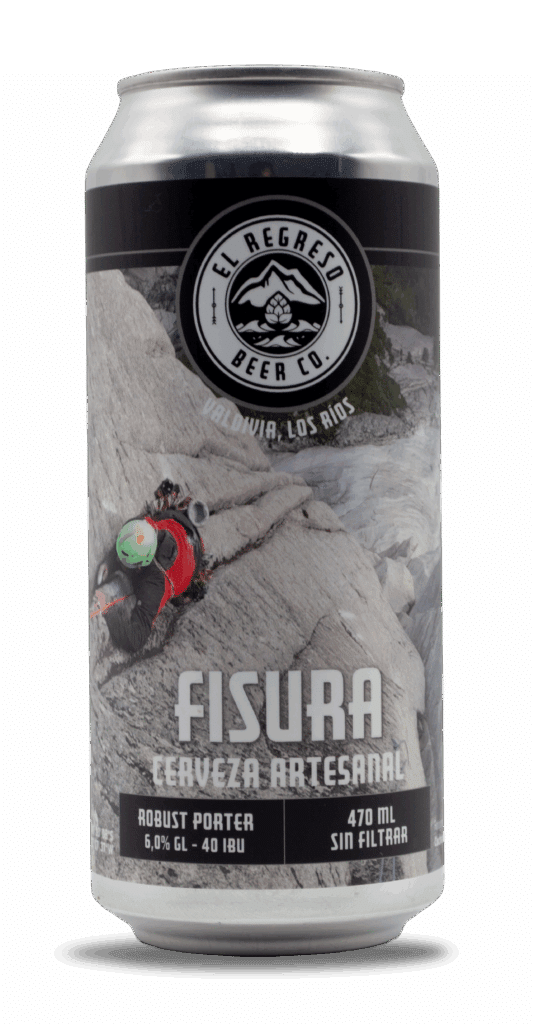 Cerveza Fisura Robust Porter 6.0% - El Regreso Beer Valdivia