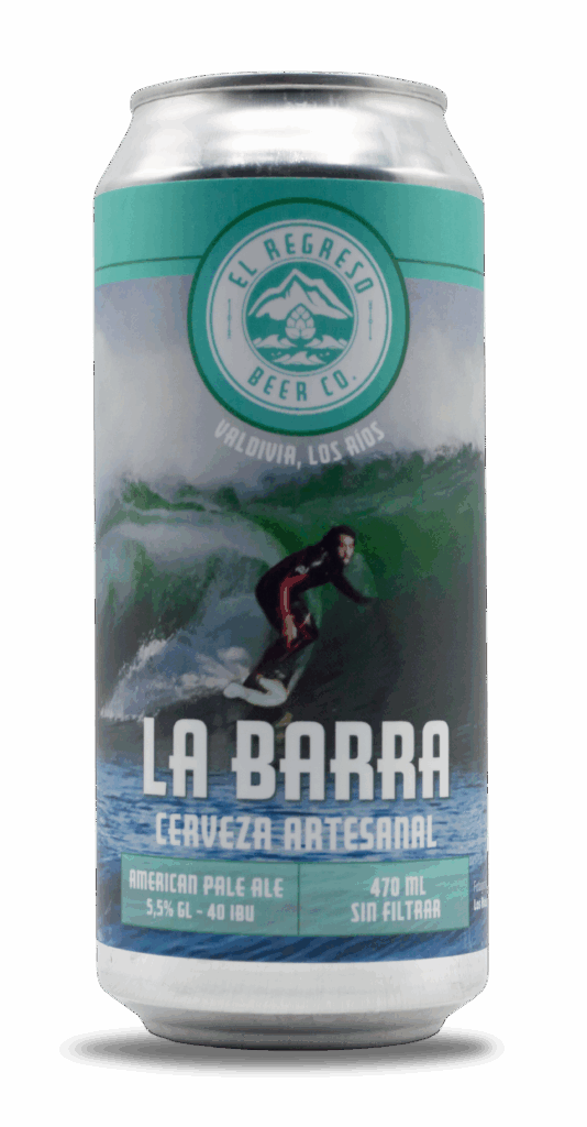 Cerveza La Barra American Pale Ale 5.5% - El Regreso Beer Valdivia