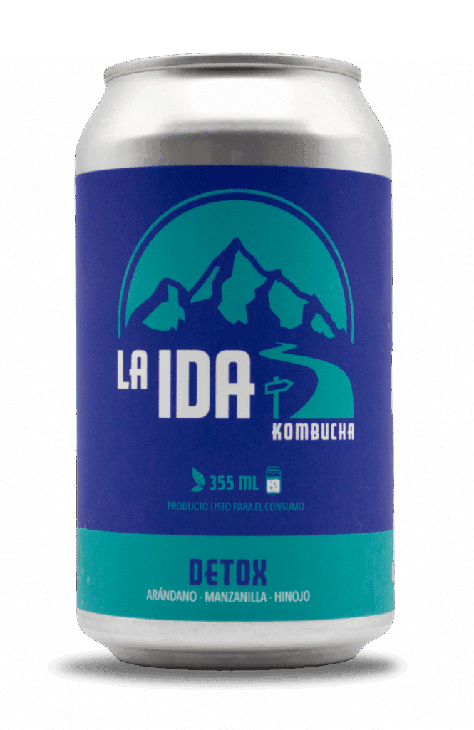 Kombucha Detox sin alcohol baja en azúcar - La Ida Kombucha Valdivia