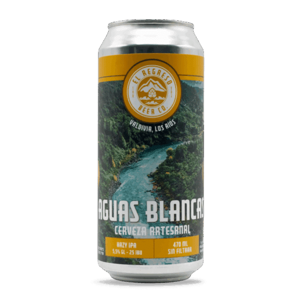 Cerveza Aguas Blancas Hazy IPA 4.8% - El Regreso Beer Valdivia