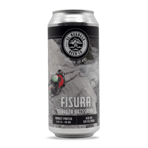 Cerveza Fisura Robust Porter 6.0% - El Regreso Beer Valdivia