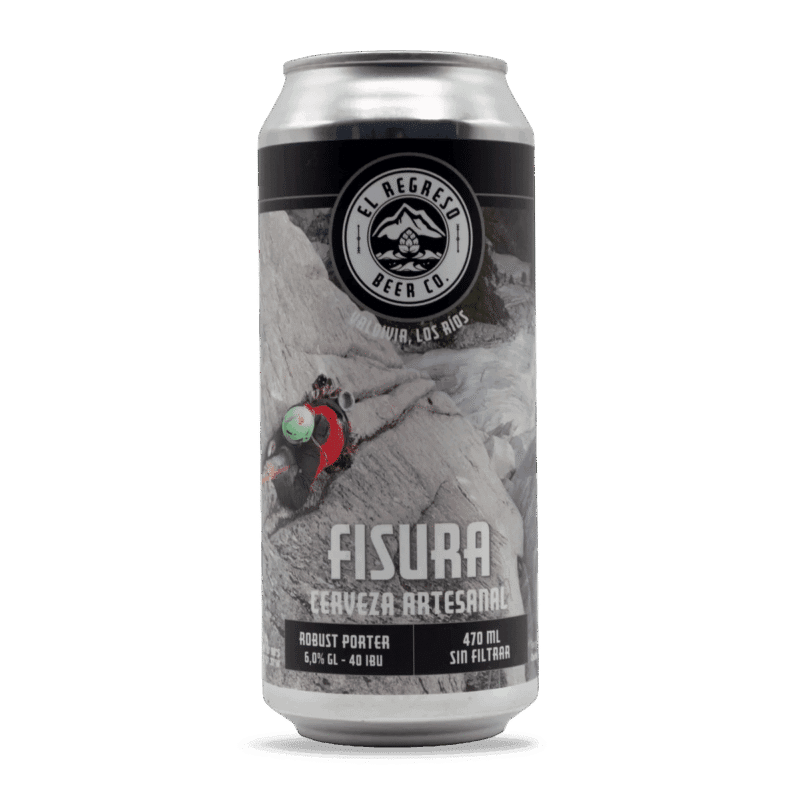 Cerveza Fisura Robust Porter 6.0% - El Regreso Beer Valdivia