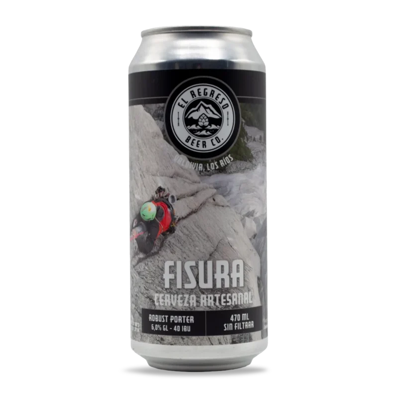 Cerveza Fisura Robust Porter 6.0% - El Regreso Beer Valdivia