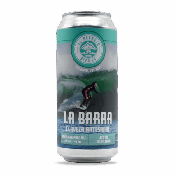 Cerveza La Barra American Pale Ale 5.5% - El Regreso Beer Valdivia