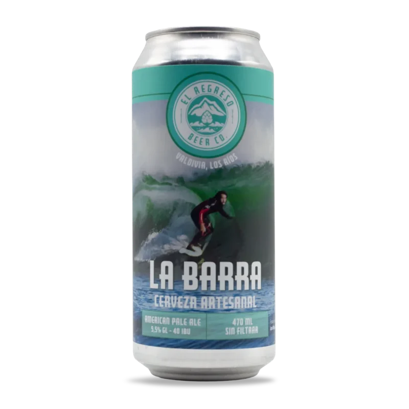 Cerveza La Barra American Pale Ale 5.5% - El Regreso Beer Valdivia