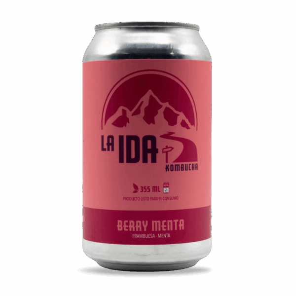 Kombucha Berry Menta berries y menta sin alcohol - La Ida Kombucha